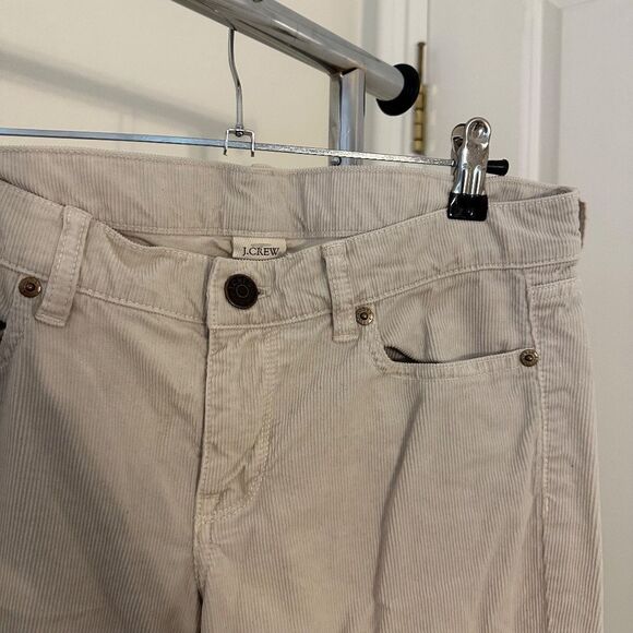 J. Crew Corduroy Off-White Jeans - Picture 3 of 6